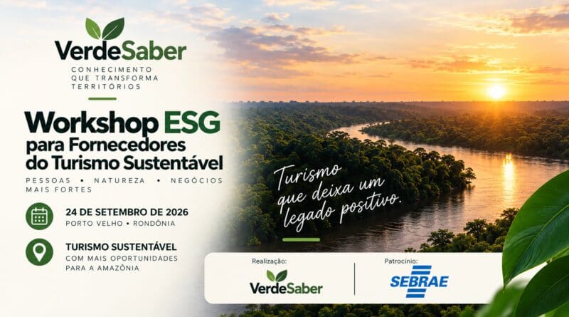 Workshop ESG aproxima sustentabilidade da rotina de pequenos negócios doturismo em Porto Velho