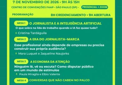 “O jornalista em transformação: audiência, influência e confiança” é o tema da 4ª edição do Diálogos Agrojor
