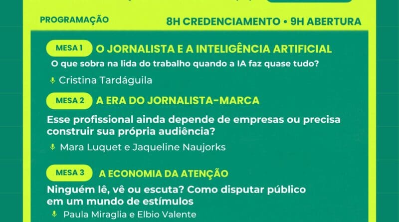 “O jornalista em transformação: audiência, influência e confiança” é o tema da 4ª edição do Diálogos Agrojor